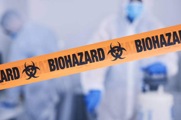 Professional Biohazard Cleanup technician working in Ellenton, FL